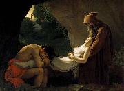 Girodet-Trioson, Anne-Louis The Entombment of Atala oil painting artist
